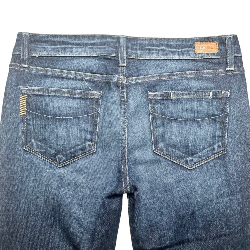 Paige | Women | Laurel Canyon Indigo Mid Rise Kick Flare Denim Jeans | Size 29 - Picture 11 of 13